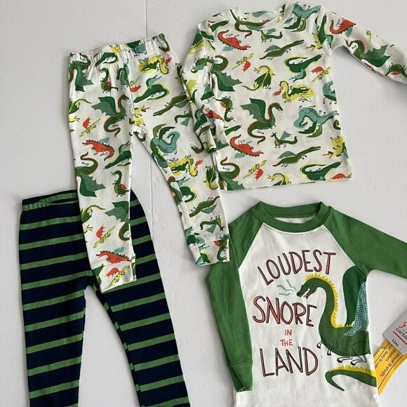 Toddler Boys' 4pc - 12M - Dino Pajama Set - Just One You Made by Carter's - Picture 5 of 5